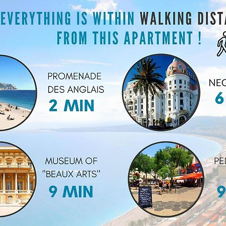 Appartement Claudia - Central - Very Close To Sea - Calm - Ac 니스 외부 사진